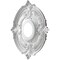 Ekena Millwork Attica PVC Ceiling Medallion (Fits Canopies up to 5"), Metallic Charcoal, 13"OD x 3 1/2"ID x 3/4"P CMP13ATCCH - alternate 3
